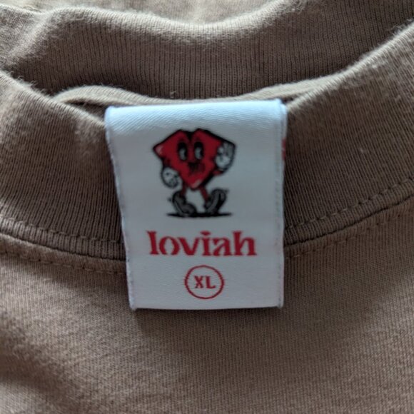 Loviah Brown T-Shirt Size XL – Soft, Casual & Stylish - Picture 4 of 4